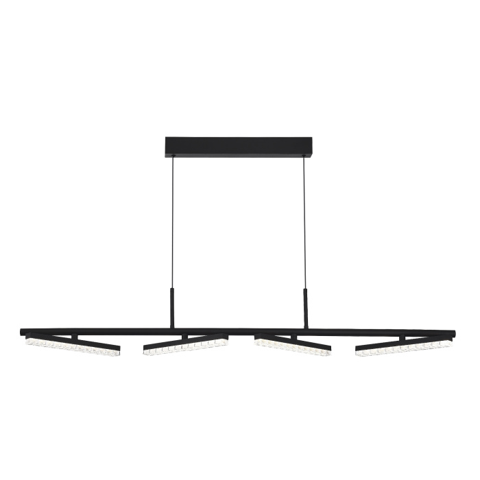 Светильник подвесной ST-Luce черный/прозрачный LED 1*32W 4000K SL1018.403.04