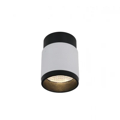 Светильник накладной iLedex Delta 1955-10W-3000K-36 BK+WH