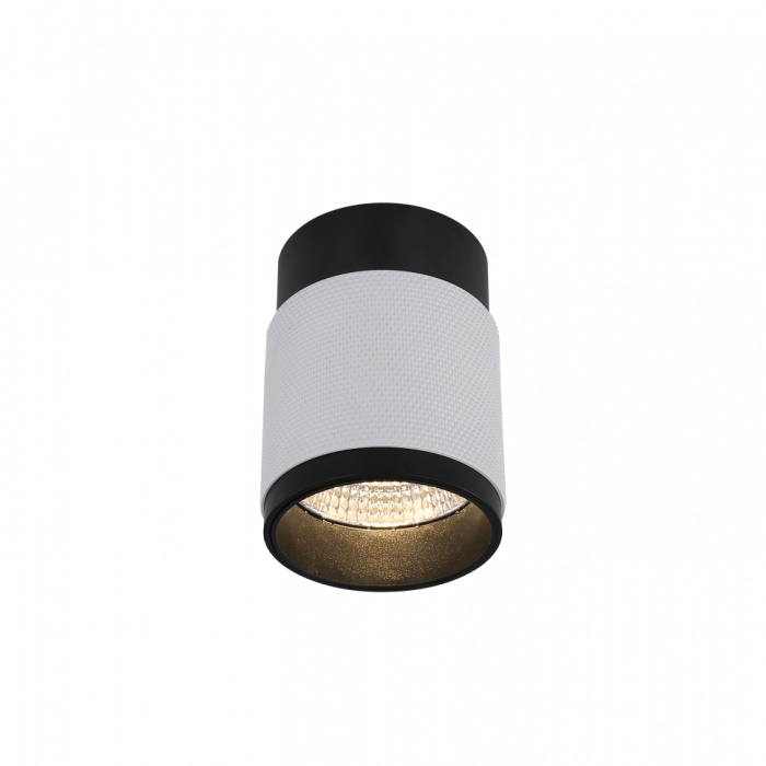 Светильник накладной iLedex Delta 1955-10W-3000K-36 BK+WH