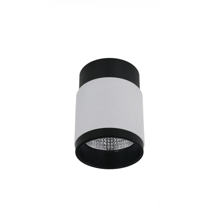 Светильник накладной iLedex Delta 1955-10W-3000K-36 BK+WH