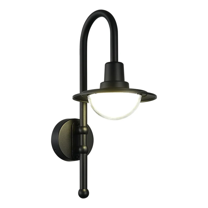 Светильник уличный настенный ST-Luce черный/Прозрачный LED 1*10W 4000K SL9512.401.01