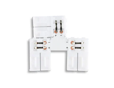 Соединитель T для светодиодной ленты 2835 12/24V (2 конт.) GS6901 (5шт) Ambrella light GS6901
