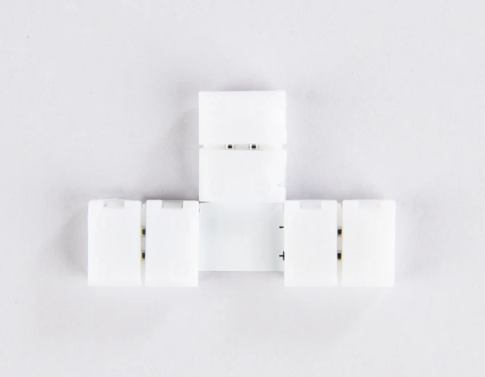 Соединитель T для светодиодной ленты 2835 12/24V (2 конт.) GS6901 (5шт) Ambrella light GS6901