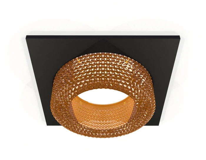 Комплект встраиваемого светильника с композитным хрусталем Ambrella light XC7632024