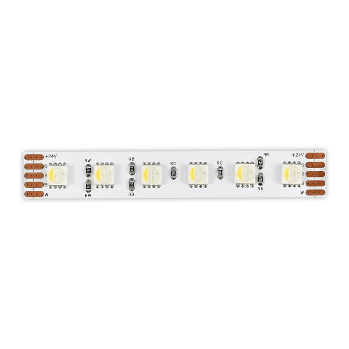 Светодиодная лента ST Luce 24В 18Вт/м 3000К 5м IP20 ST5005.318.20RGBW
