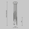 Подвесная люстра Maytoni Light Stick MOD236PL-L54B3K