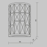 Бра Maytoni Gelid MOD184-WL-01-CH
