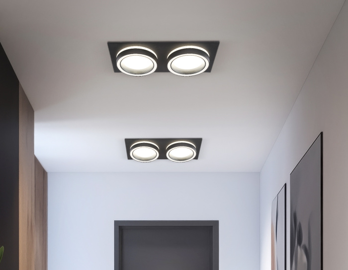 Светильник встраиваемый со сменной лампой GX53 AMBRELLA light TN52424