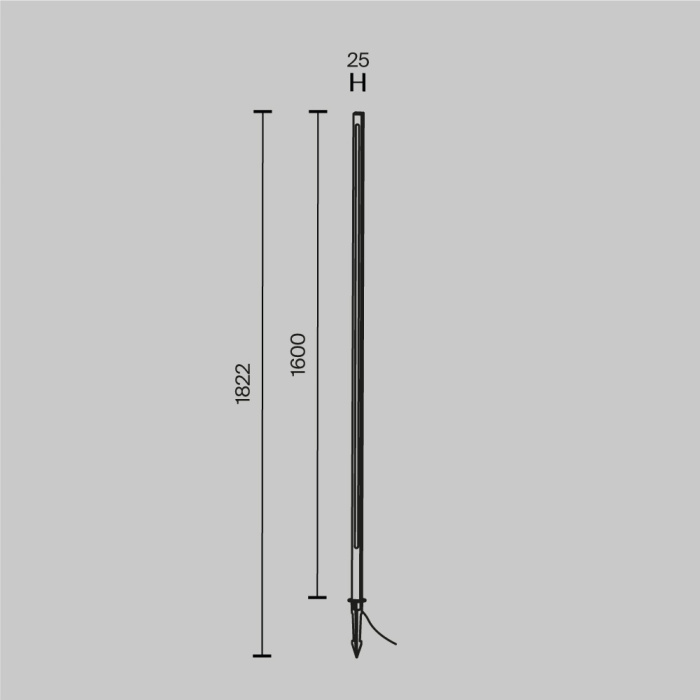 Садово-парковый светильник Maytoni Pole O440FL-L24GF3K