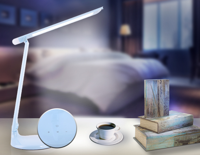 Настольная светодиодная лампа с ночником Ambrella light DE550