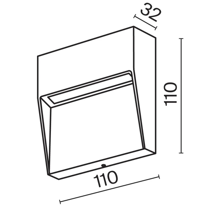 Светильник для ступеней Maytoni Mane O047SL-L3W3K