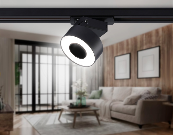 Трековый однофазный светодиодный светильник Ambrella light GL6863