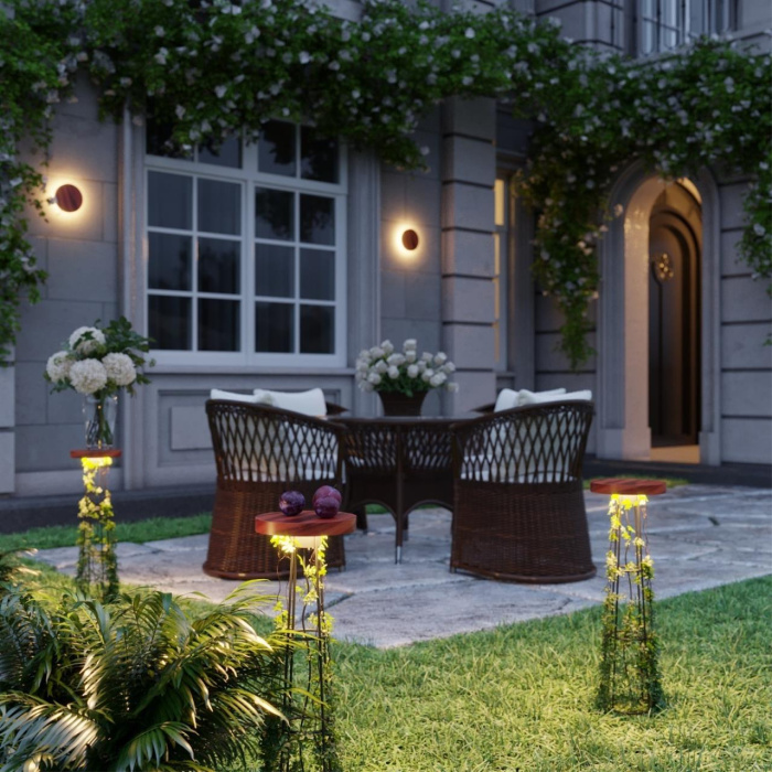 Уличный встраиваемый в грунт светильник LIANA Odeon Light 7108/15GLA