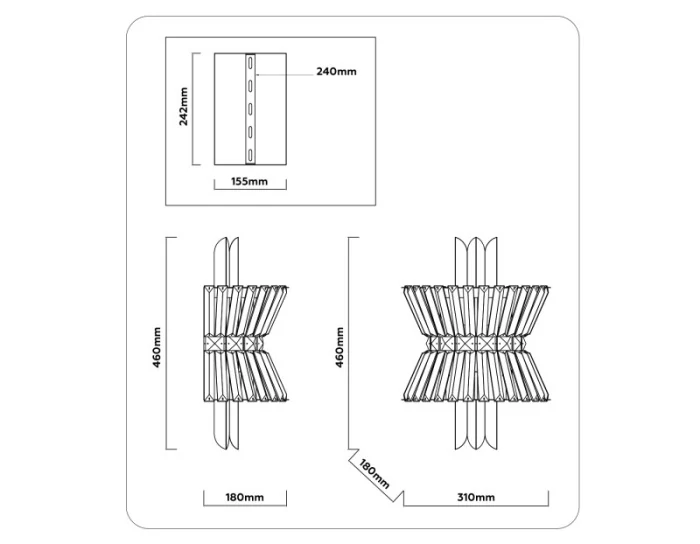 Настенный светильник с хрусталем HIGH LIGHT AMBRELLA LIGHT LH41032