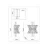 Настенный светильник с хрусталем HIGH LIGHT AMBRELLA LIGHT LH41032