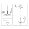 Люстра на штанге HIGH LIGHT AMBRELLA LIGHT LH71503