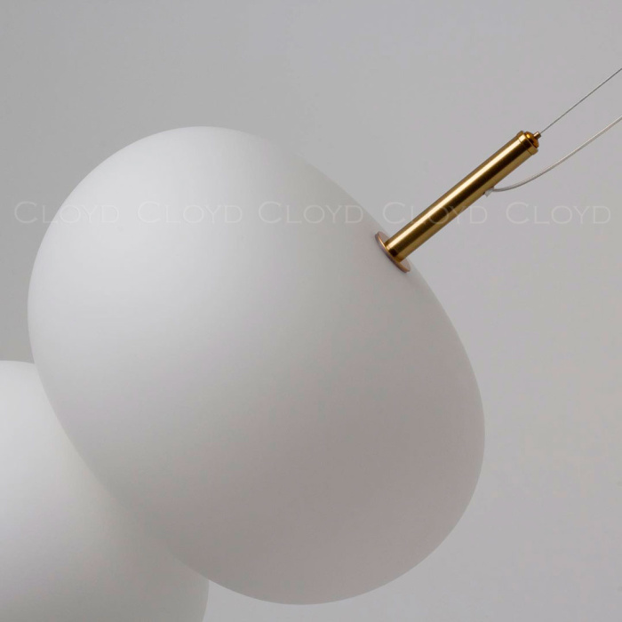 Подвесной светильник Cloyd AVOGADRO-A P2 / Ø35 см - латунь (арт.11430)