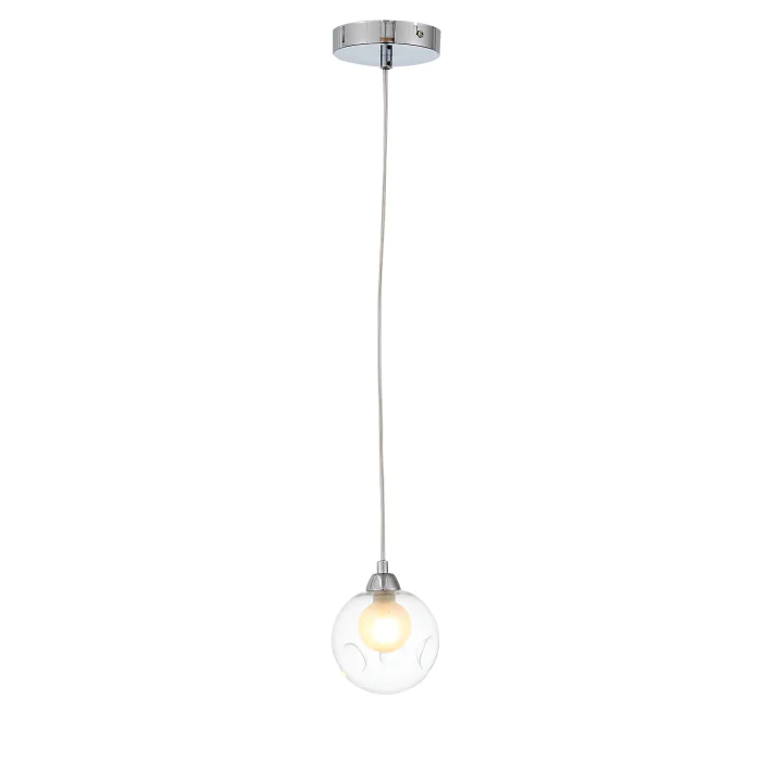 Подвес ST-Luce SL431.113.01 Хром/Прозрачный, Белый G9 1*3W