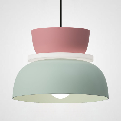 Подвесной светильник ILO D22 pink/mint ImperiumLoft