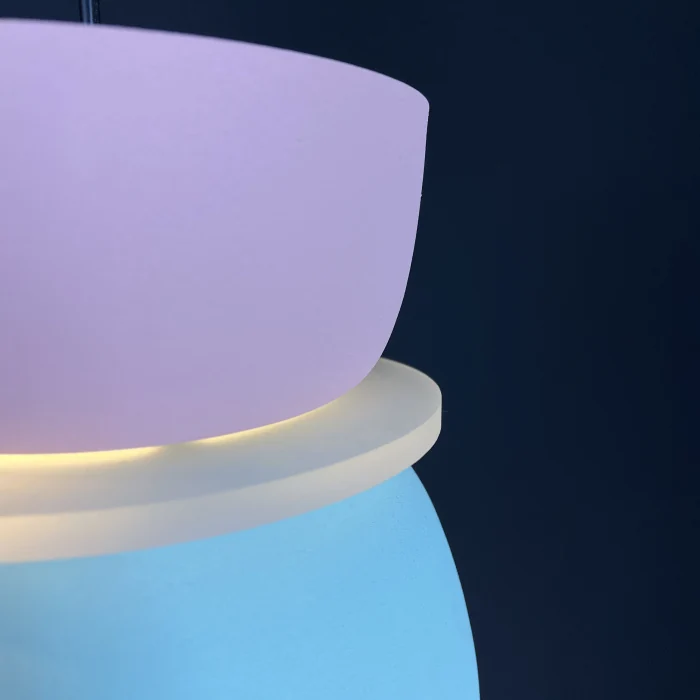 Подвесной светильник ILO D22 pink/mint ImperiumLoft