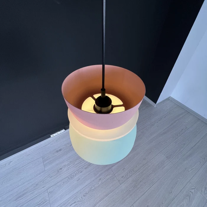 Подвесной светильник ILO D22 pink/mint ImperiumLoft