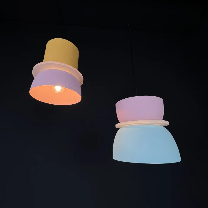 Подвесной светильник ILO D22 pink/mint ImperiumLoft