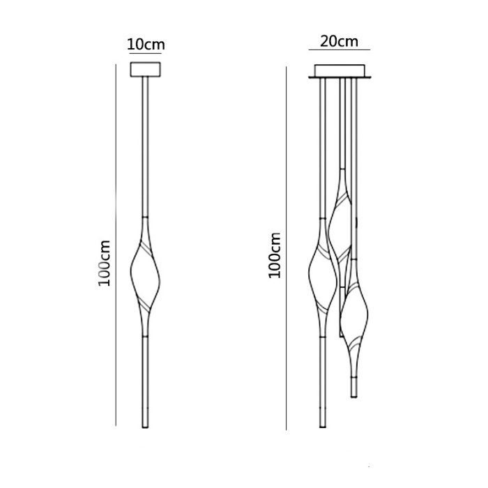Подвесной светильник PEZZO D20 ImperiumLoft