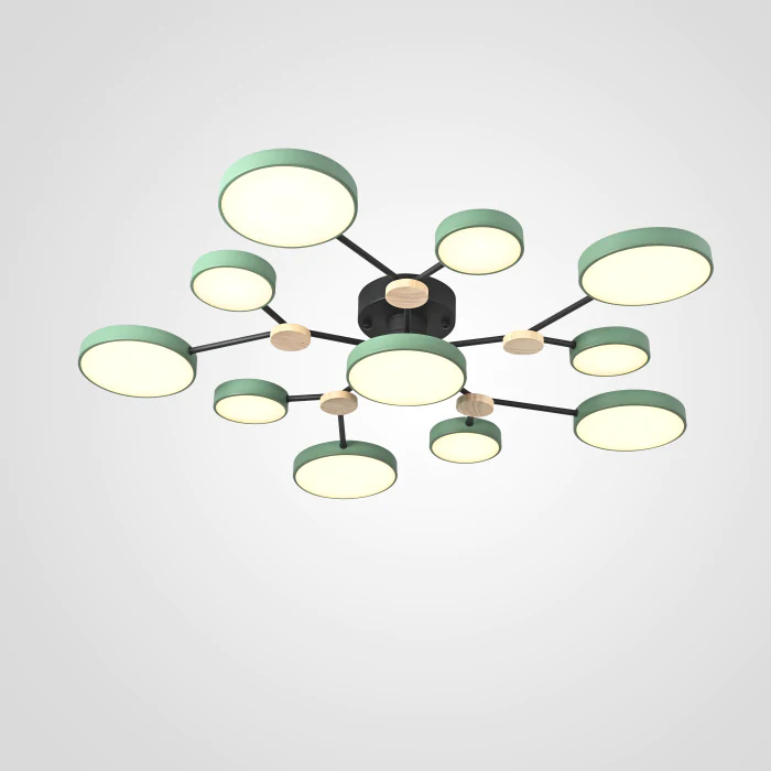 Потолочная люстра GAMMA D102 Green ImperiumLoft