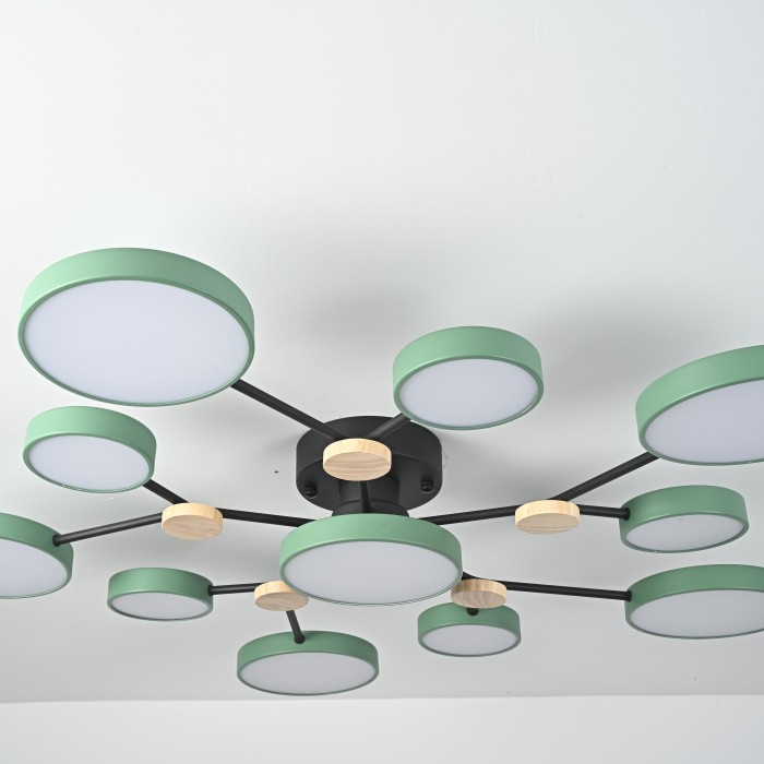 Потолочная люстра GAMMA D102 Green ImperiumLoft