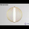 Светильник подвесной Crystal Lux SYNC SP18W LED GOLD