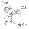Встраиваемый светодиодный светильник Ledron SL74215/7W White