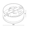 Накладной светильник Ledron SDL06-R80-3100K White