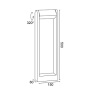 Уличный столб Ledron Gris Small HR60441-2-500