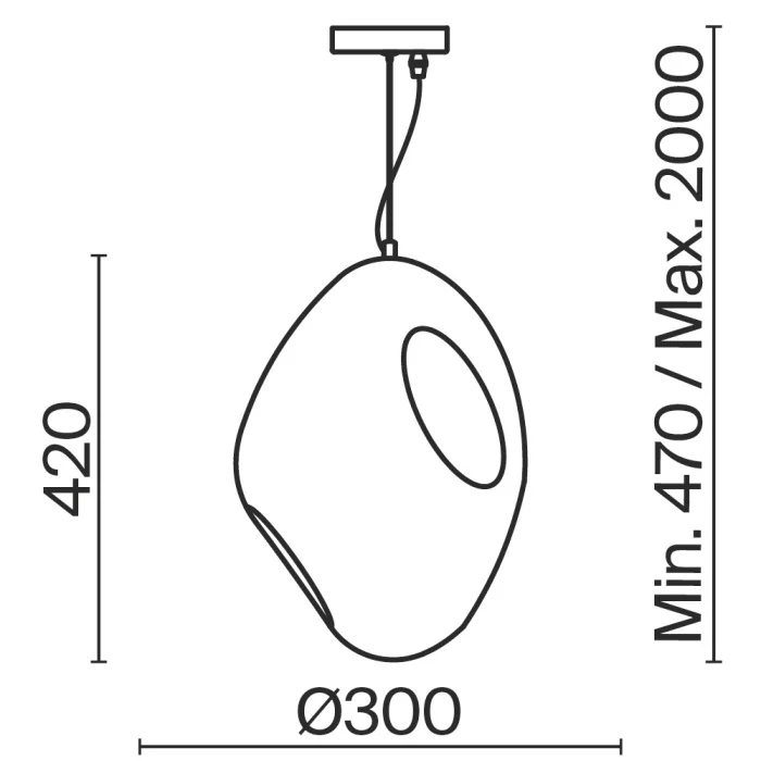 Подвесной светильник Freya Mound FR5428PL-01W2