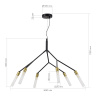 Подвесной светильник evoluce KAITO SLE1129-403-06