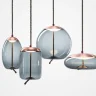Подвесной светильник Delight Collection Knot 9966P/B copper/blue