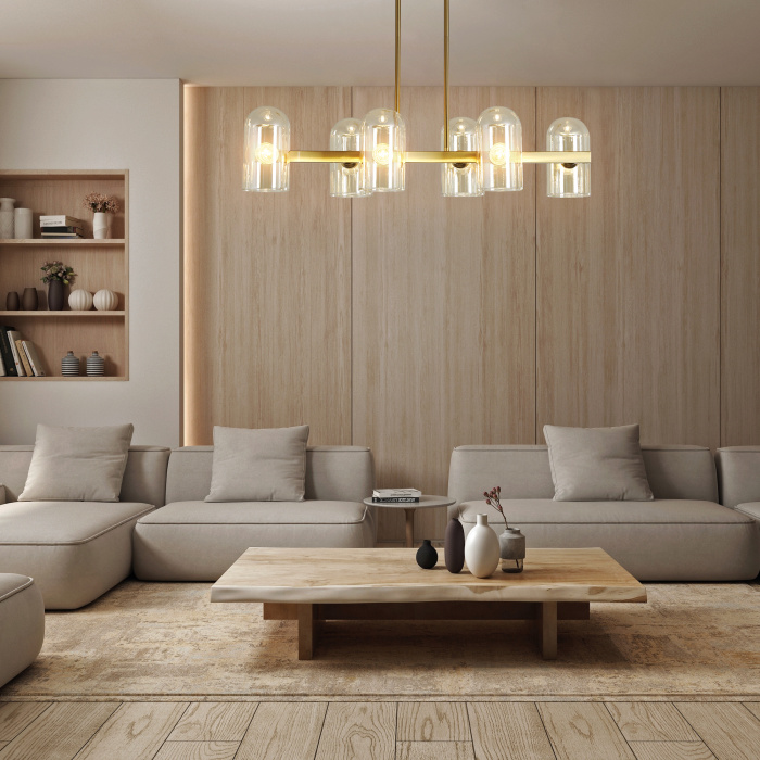 Люстра на штанге Freya Firefly FR5427PL-06BS