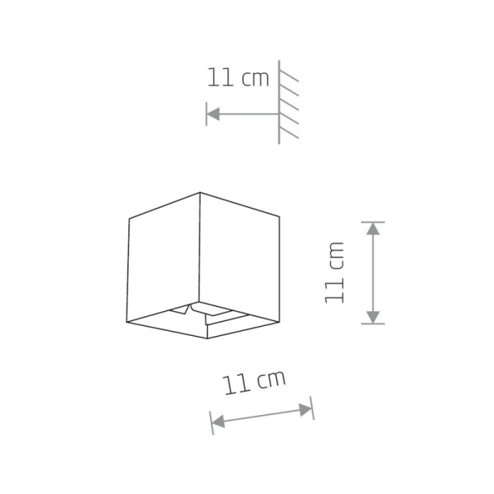 Уличный настенный светодиодный светильник Nowodvorski Lima 9510