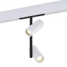 Магнитный трековый светильник Белый LED 1*16W 3000K 1 100Lm Ra>90 36° IP20 D45xH240 48V ST808.536.16