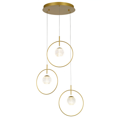 Подвесной светильник Delight Collection Elliot Diamante MD21001043-3A gold