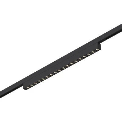 Магнитный трековый светильник Черный LED 1*15W 4000K 640Lm Ra&gt;90 IP20 L292xW10xH18 24V ST666.446.15