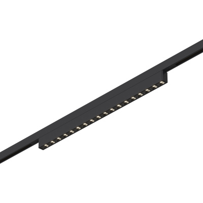 Магнитный трековый светильник Черный LED 1*15W 4000K 640Lm Ra>90 IP20 L292xW10xH18 24V ST666.446.15