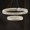 Подвесная люстра Delight Collection D8010 D8010P/2R/D800+600 silver