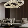 Подвесная люстра Delight Collection D8010 D8010P/2R/D800+600 silver