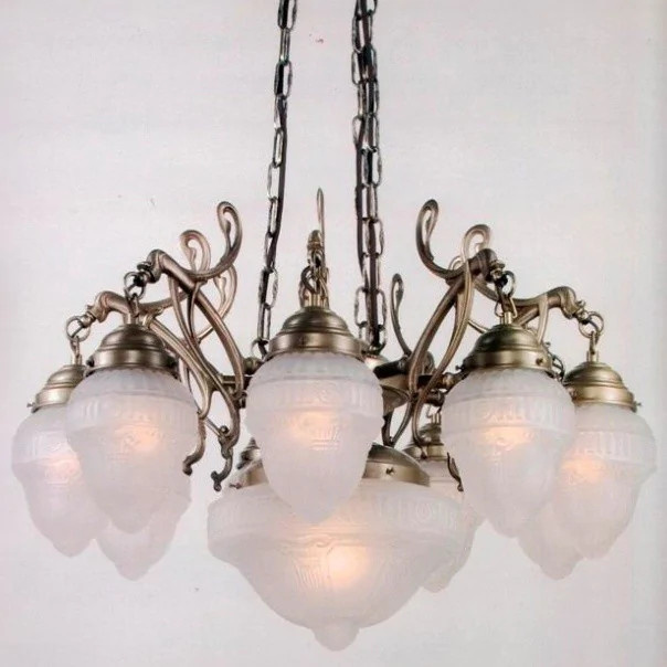 Подвесная люстра Berliner Messinglampen D229-113gs+122gsB