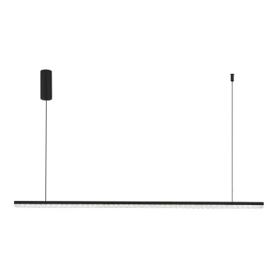 Светильник подвесной ST-Luce черный/прозрачный LED 1*32W 4000K SL1018.423.01