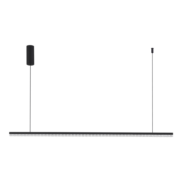 Светильник подвесной ST-Luce черный/прозрачный LED 1*32W 4000K SL1018.423.01