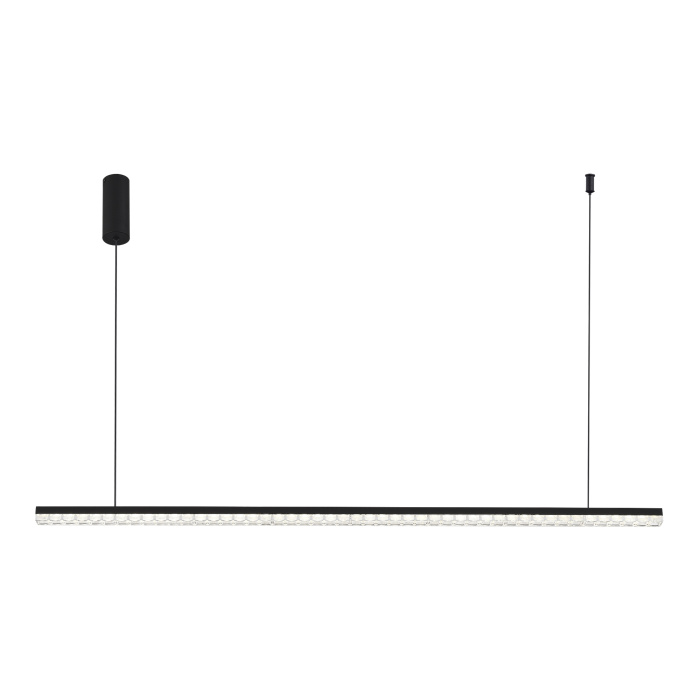 Светильник подвесной ST-Luce черный/прозрачный LED 1*32W 4000K SL1018.423.01