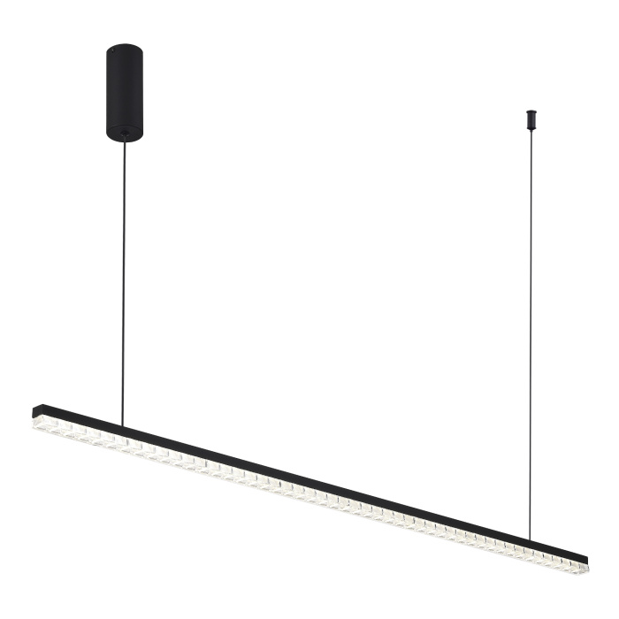 Светильник подвесной ST-Luce черный/прозрачный LED 1*32W 4000K SL1018.423.01