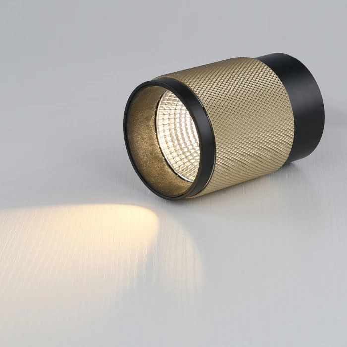 Светильник накладной iLedex Delta 1955-10W-3000K-36 BK+BR